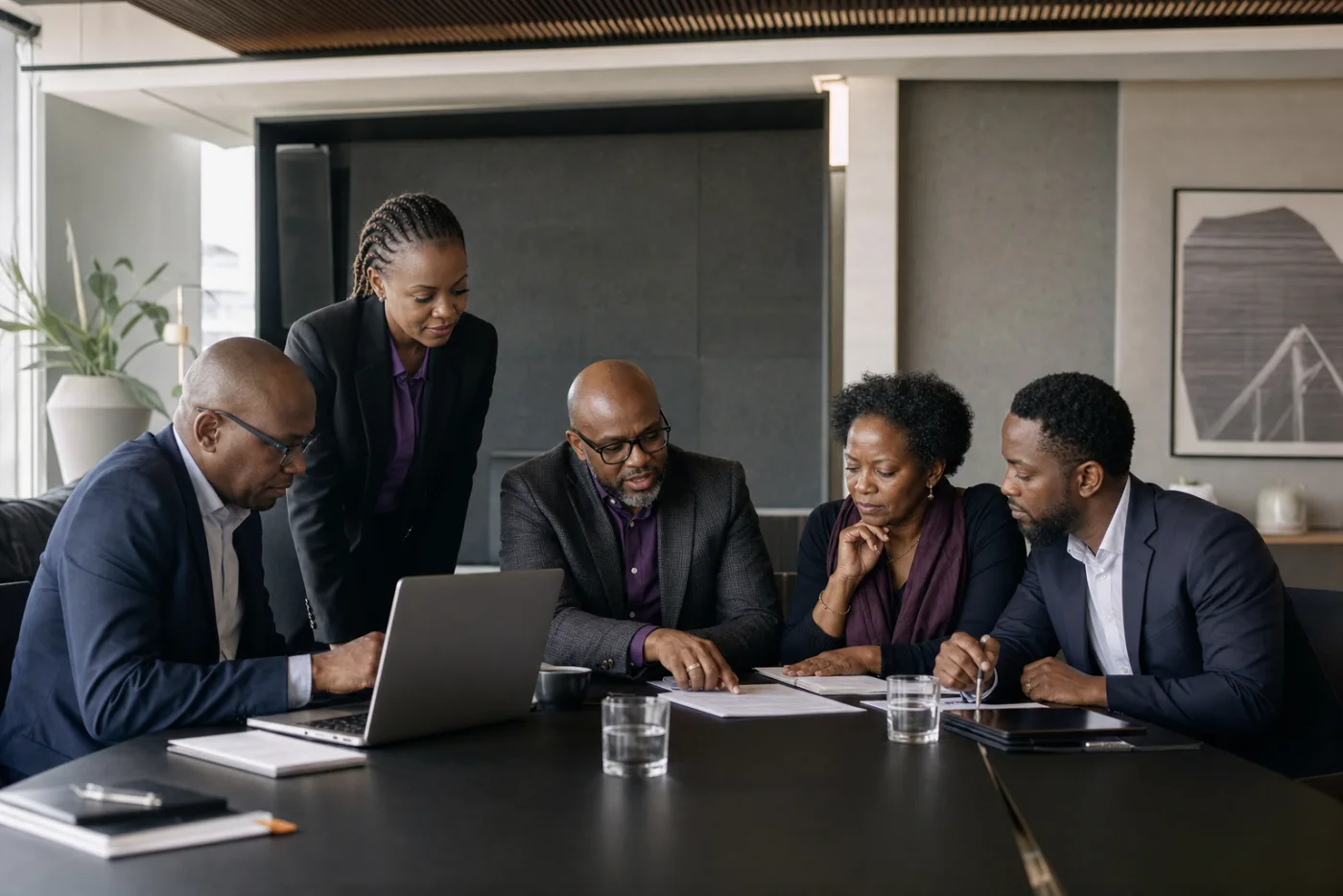 Eolykab consultants collaborating in an enterprise workshop
